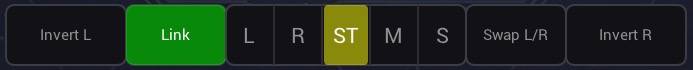 Swap, Invert L, Invert R toggles and Listen mode selector