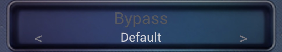 Title bar showing Bypass state